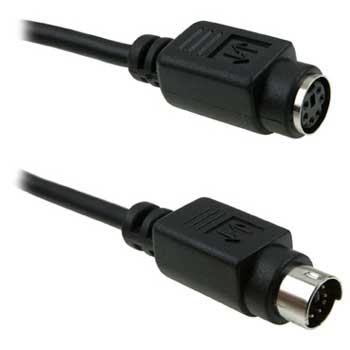 1.8m ICIDU 6 pin to 6 pin PS/2 Connector Cable : image 1