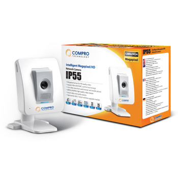 Compro IP55 Intelligent Megapixel HD Network Camera with 10x Zoom & MIC