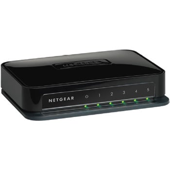 Netgear Home Theatre and Gaming Network 5 Port Switch (Capable of streaming full HD 1080p video)