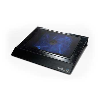 Enermax Aeolus-N14 inc 14cm BLUE LED Fan, Cools up to 13.3" notebooks, netbooks and tablet PCs : image 1