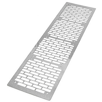 Phobya radiator grill quad (480) Bricky - stainless steel