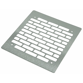 Phobya radiator grill single (120) Bricky - Silver : image 1