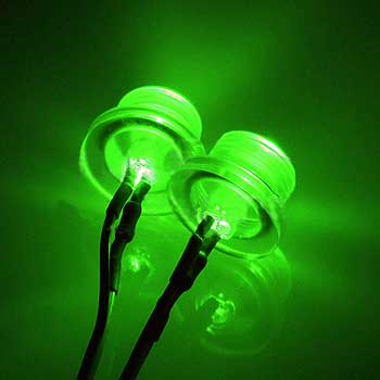 Phobya 83063 Twin 5mm ultra-bright Green LEDs