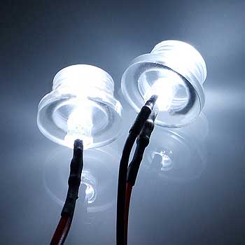 Phobya 83062 Twin 5mm ultra-bright White LEDs : image 1