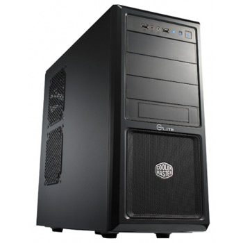 Coolermaster Elite 370 Black Mid Tower Case : image 1
