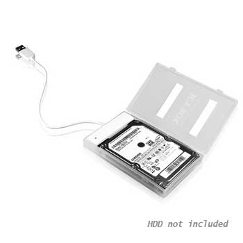 USB 2.0 to SATA adapter Convertor cable with 2.5" protective a cover from icybox IB-AC603 : image 3