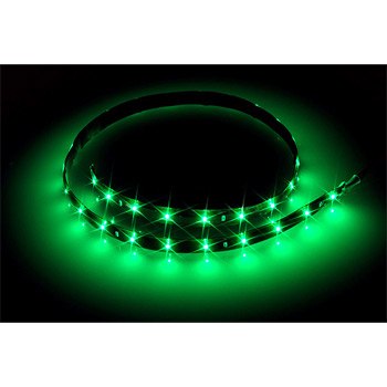 FlexLight SMD LEDs - 30x 2mm SMD LEDs, Green - 60cm long - with connection cable : image 1