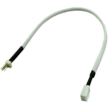 Phobya extension 3Pin Molex 30cm - UV white : image 1