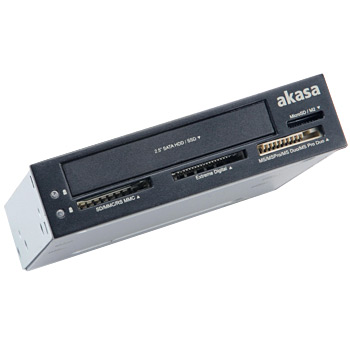 Akasa BayMaster Card Reader & Drive Reader 3.5" SSD/HDD : image 1