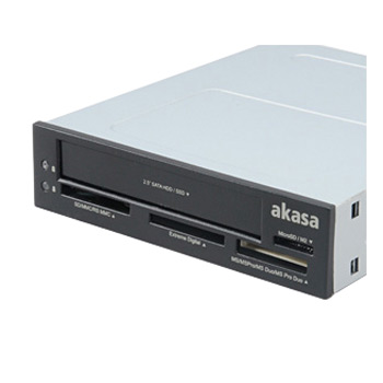 Akasa BayMaster Card Reader & Drive Reader 3.5" SSD/HDD : image 2