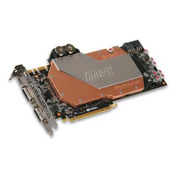 MSI GeForce GTX 480 HydroGen NVIDIA Graphics Card Water Cooled : image 1