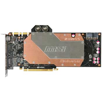 MSI GeForce GTX 480 HydroGen NVIDIA Graphics Card Water Cooled : image 3