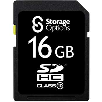 SDHC10-16 16GB Storage Options Secure Digital High Capacity (SDHC)