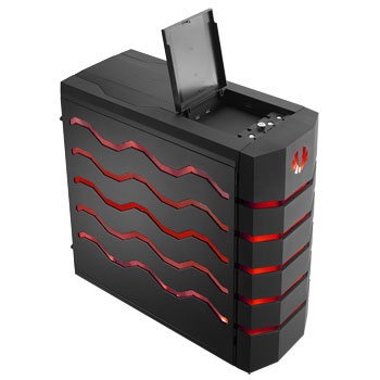 Bitfenix Colossus, Monilith Black, with Blue/Red Switchable LED, USB3 Ready, Full Tower Case w/o PSU : image 2