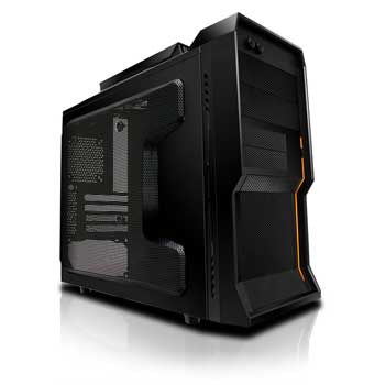 NZXT Vulcan Black Micro-ATX Case Gaming Case with Handle w/o PSU (ATX PSU Fits) : image 1