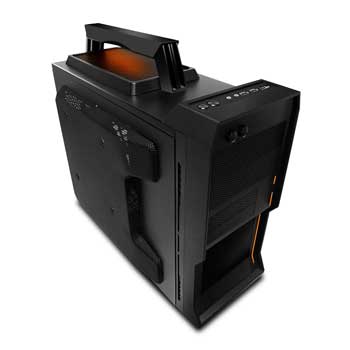 NZXT Vulcan Black Micro-ATX Case Gaming Case with Handle w/o PSU (ATX PSU Fits) : image 2