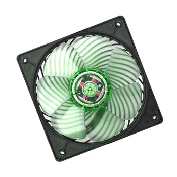 Silverstone SST-AP121-GL 120mm Air Penetrator, Green LED, 1500rpm Fluid Dynamic Bearing Case Fan
