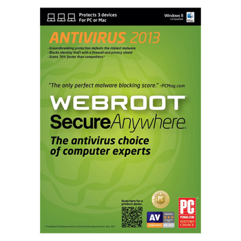 Internet Security Webroot 1 User 1 2013 Year Retail *Free upgrade to SecureAnywhere