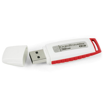 32GB Kingston USB DataTraveller G3 Orange : image 1