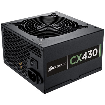 Corsair CX Series 430 Watt 80+ ATX Power Supply Unit : image 1