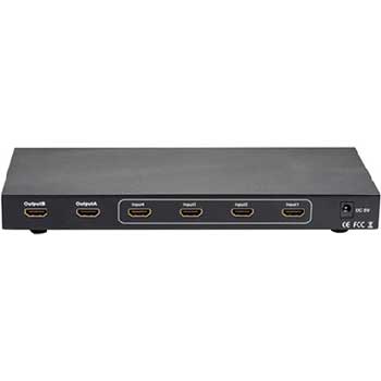 HDMI 4x2 Matrix Switch Splitter- 4 Sources to 2 Displays : image 2