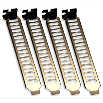 Silverstone SST-Aeroslots, Vented Slot covers, 4 pcs., Nickel-coated : image 1