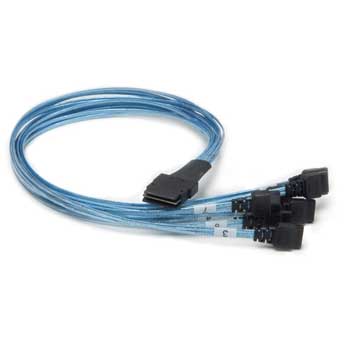 CBL-M8OCF-06M M8 to Discrete 3Ware - multi lane M8 to discrete SATA  Fanout cable 0.6 meters