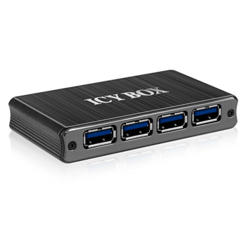 Icy BoxUSB 3.0 4 Port Hub Aluminum IB-AC610 : image 1