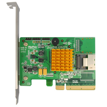 Highpoint RocketRAID 2710 4 Port SAS+SATA PCI Express Adaptor Card : image 1