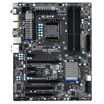 Gigabyte GA-P67A-UD4 Intel P67 Express Socket 1155 Motherboard : image 1