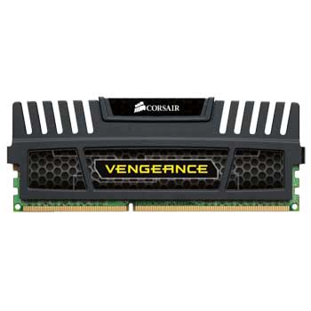Corsair Memory Vengeance Black 4GB DDR3 1600 MHz CAS 9 XMP Dual Channel Desktop Sandybridge Ready : image 1