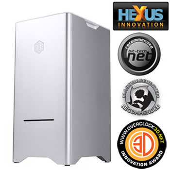Silverstone Fortress FT03S Silver Micro/Mini/DTX-ATX Mini Tower Case w/o PSU : image 1