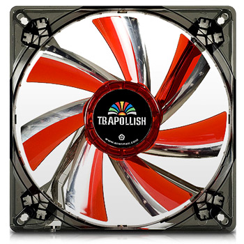 Enermax T.B.Apollish Case Fan Red LED Twister-Bearing Detachable Blades