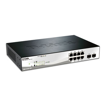 D-Link 10 Port Gigabit PoE Smart Switch with SFP DGS-1210-10P