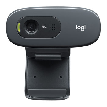 Logitech Webcam C270 HD USB Skype/MS Teams/Zoom Ready Black (2021 Update) : image 2