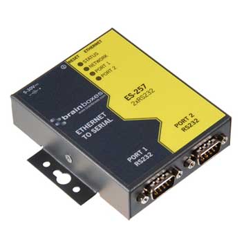 Brainbox ES-257 Ethernet to Serial Device Server : image 1