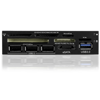 3.5 inch front Bay Card Reader with USB, eSATA from icybox IB-864-B : image 3