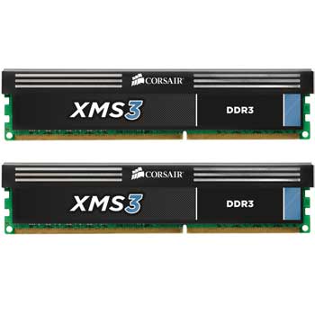 Corsair Memory XMS3 Classic 4GB DDR3 2000 MHz CAS 9-10-9-27 Dual Channel Desktop