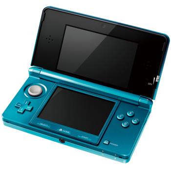 3DS Aqua Blue Hand Held Console : image 2