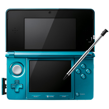 3DS Aqua Blue Hand Held Console : image 3