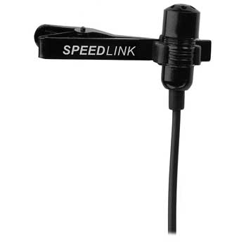 SPEEDLINK SL-8691-SBK Spes Clip-On Microphone Black High Sensivity with Noise Supression : image 1