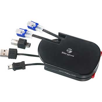Targus 3-In-1 Retractable Cable Travel Set - ACC82EU : image 3