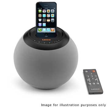 Lenco IPD-4200 Grey iPod Speakerball : image 1