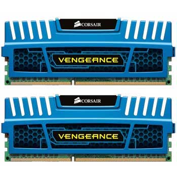 Corsair Memory Vengeance Blue 8GB DDR3 1600 MHz CAS 9 XMP Dual Channel Desktop : image 1