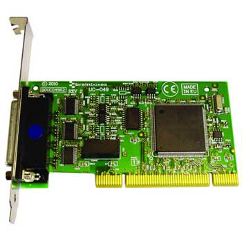 Brainboxes 4 Port RS232 PCI Serial Card Opto Isolated TX RX : image 1