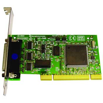 Brainboxes 4 Port RS232 PCI Serial Card Opto Isolated TX,RX,CTS & RTS : image 1
