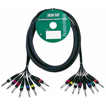 3m Adam Hall 8 Jack-Jack (mono) Loom K3L8PP0300 : image 1
