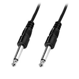 1.5m Adam Hall Patchcord Mono Jack to Jack Cable, 6.3mm Pin : image 1