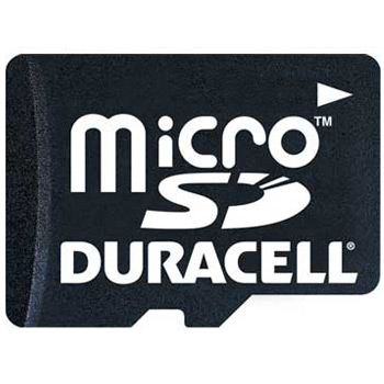 Duracell micro SDHC Memory - 8GB