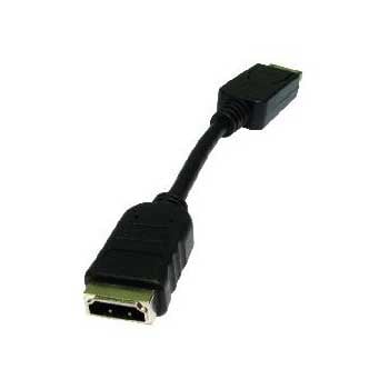 Xclio Display Port to HDMI Adaptor 15cm Cable Black